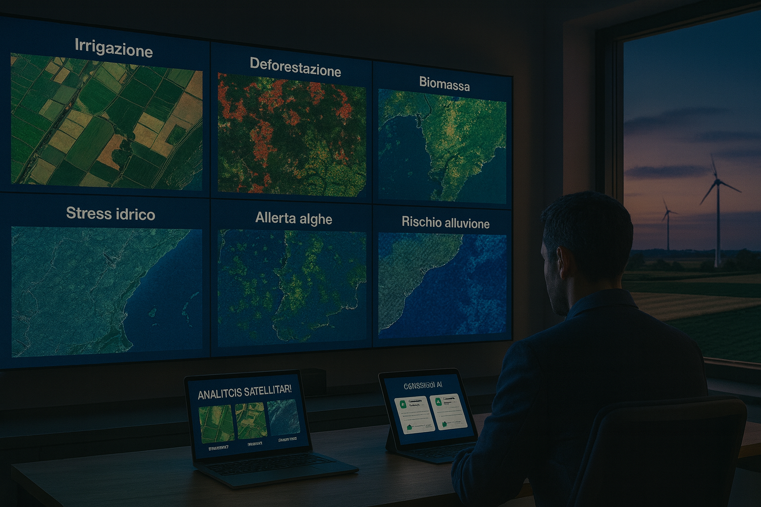 Analitiche satellitari AI per agricoltura e ambiente: collaborazione R&S e commerciale